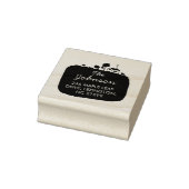 Our New House Address Announcement Garden Rubberstempel (Stempel)