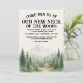 Our New Neck Of The Woods | Housewarming Party Kaart (Staand voorkant)