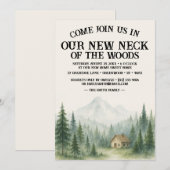 Our New Neck Of The Woods | Housewarming Party Kaart (Voorkant / Achterkant)