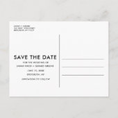 Our Next Chapter Begins Photo Save the Date Aankondigingskaart (Achterkant)