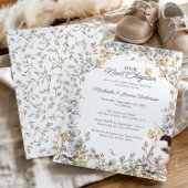 Our Next Chapter Fairytale Storybook Baby Shower Kaart