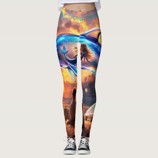 Our Ocean Fantasy - leggings | tights Girls  (Voorkant)