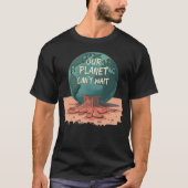 Our Planet Can’t Wait – Climate Action T-shirt (Voorkant)