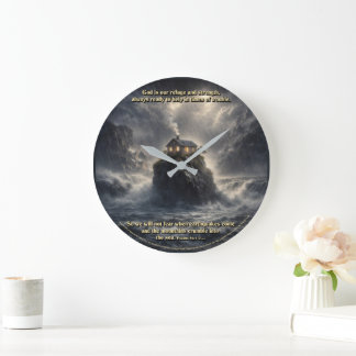 Our refuge & strength grote klok