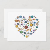 Our Solar System planet, Science Education Space k Briefkaart (Voorkant / Achterkant)