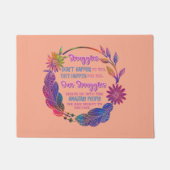 Our Struggles Shape Us Into The Amazing People Deurmat (Voorkant)