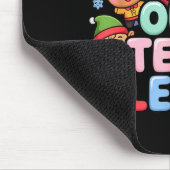 Our Team Sleighs Christmas Santa And Xmas Party Sq Muismat (Hoek)