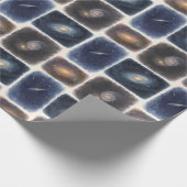 Our Watercolor Universe Wrapping Paper Cadeaupapier (Hoek)