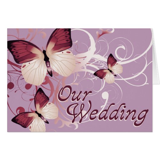 Our Wedding: Butterflies (Voorkant Horizontaal)