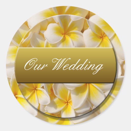 our_Wedding_sticker Ronde Sticker (Voorkant)