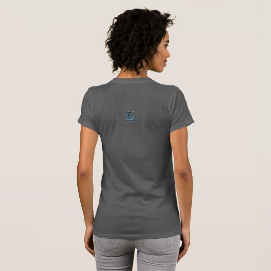 Our World Whale Tail Ocean Conservation T-shirt (Achterkant volledig)