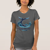 Our World Whale Tail Ocean Conservation T-shirt (Voorkant)