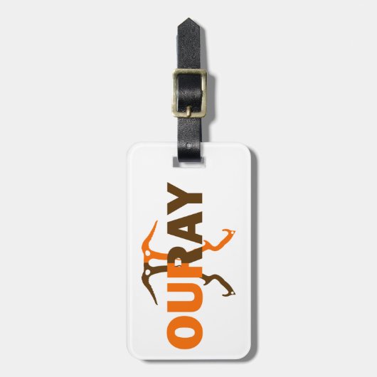 Ouray Colorado Bagagelabel (Voorkant verticaal)