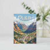Ouray Colorado Briefkaart (Staand voorkant)