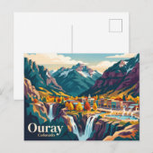 Ouray Colorado Briefkaart (Voorkant / Achterkant)