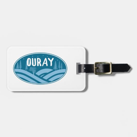Ouray Colorado buitenshuis Bagagelabel (Voorkant horizontaal)