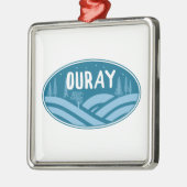 Ouray Colorado buitenshuis Metalen Ornament (Links)