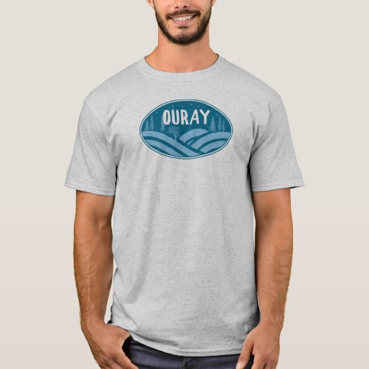 Ouray Colorado buitenshuis T-shirt (Voorkant)