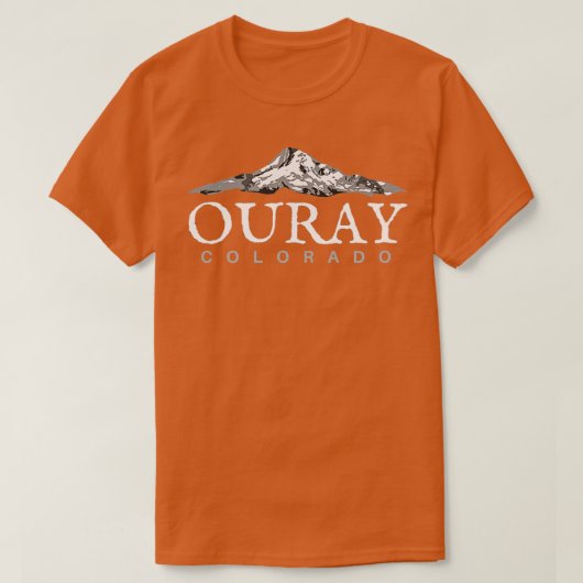 Ouray Colorado Colorado Mountain T-shirt (Design voorkant)