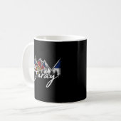Ouray Colorado Flag Mountains Koffiemok (Voorkant links)