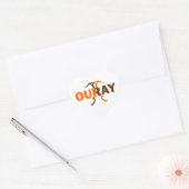 Ouray Colorado Hart Sticker (Envelop)