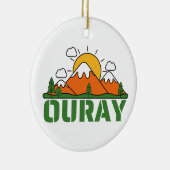 OURAY COLORADO KERAMISCH ORNAMENT (Rechts)
