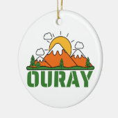 OURAY COLORADO KERAMISCH ORNAMENT (Links)