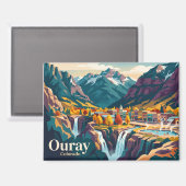 Ouray Colorado Magneet (Voorkant / Achterkant)