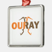 Ouray Colorado Metalen Ornament (Links)