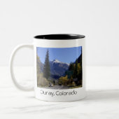 Ouray, Colorado-Mok Tweekleurige Koffiemok (Links)