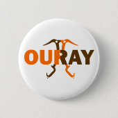 Ouray Colorado Ronde Button 5,7 Cm (Voorkant)