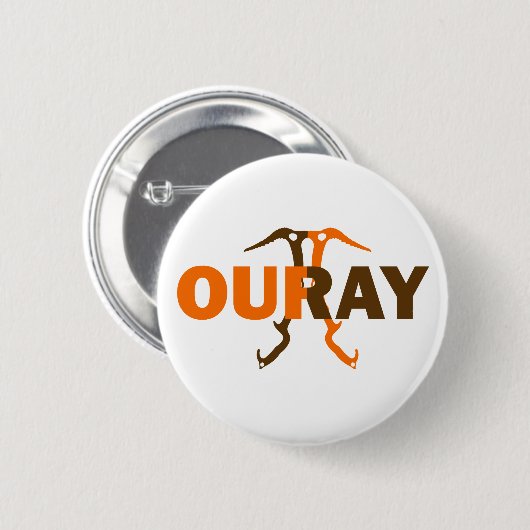 Ouray Colorado Ronde Button 5,7 Cm (Voorkant /achterkant)