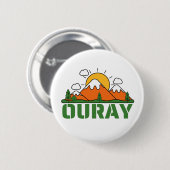OURAY COLORADO RONDE BUTTON 5,7 CM (Voorkant /achterkant)