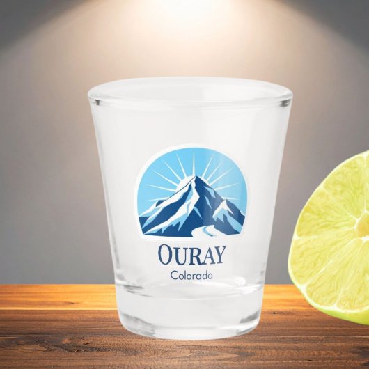 Ouray Colorado ski Shotglas Shot Glas