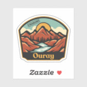 Ouray, Colorado Sticker (Vel)