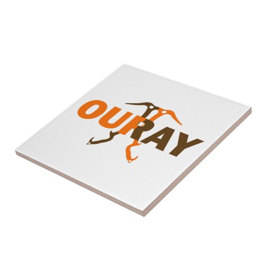 Ouray Colorado Tegeltje (Zijkant)