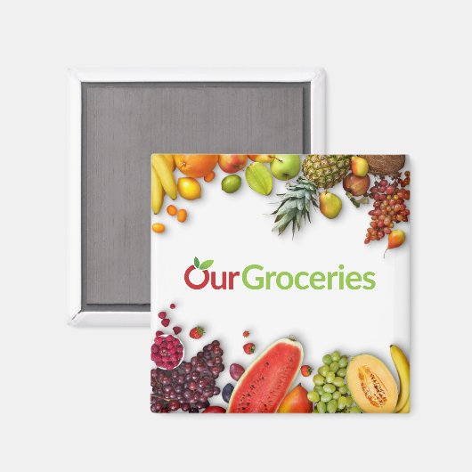 OurGroceries Magnet (Voorkant / Achterkant)