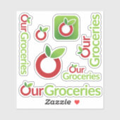 OurGroceries Vinyl Stickers (Vel)