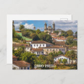 Ouro Preto, Minas Gerais, Brazilië Briefkaart (Voorkant / Achterkant)