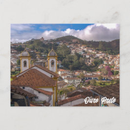 Ouro Preto, Minas Gerais, Uitzicht Brazilië Briefkaart