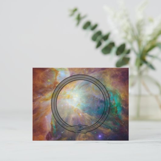 Ouroboros Briefkaart (Staand voorkant)
