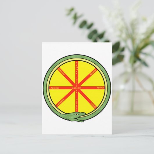 Ouroboros Briefkaart (Staand voorkant)