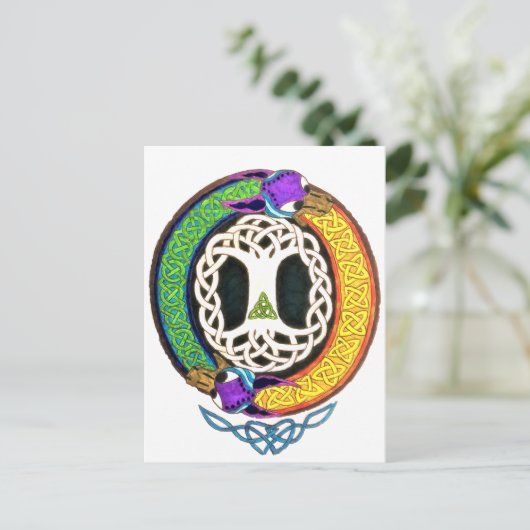 Ouroboros Briefkaart (Staand voorkant)