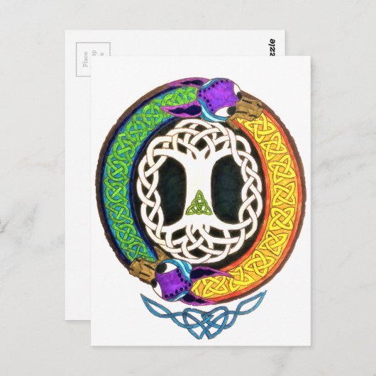 Ouroboros Briefkaart (Voorkant / Achterkant)