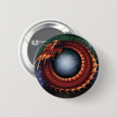Ouroboros-Button Ronde Button 5,7 Cm (Voorkant /achterkant)