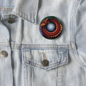 Ouroboros-Button Ronde Button 5,7 Cm (In situ)