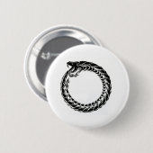 Ouroboros-Button Ronde Button 5,7 Cm (Voorkant /achterkant)