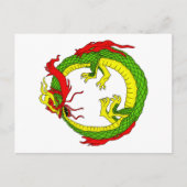 Ouroboros Dragon Briefkaart (Voorkant)
