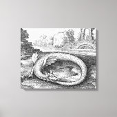 Ouroboros Dragon Canvas Afdruk (Voorkant)