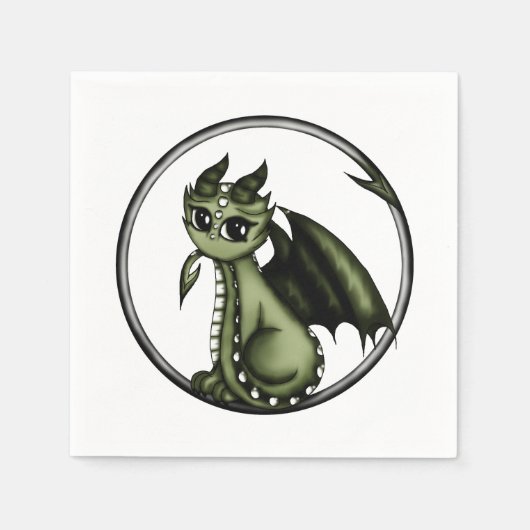 Ouroboros Dragon Servetten (Voorkant)
